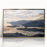 Large art print of Canterbury, New Zealand scenery on framed acrylic.