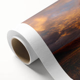 Art deco poster of Otago, New Zealand scenery in pastel shades on rolled canvas, ideal for nursery wall art.