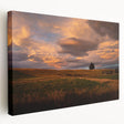 Scenic Otago, New Zealand landscape on large stretched canvas, featuring vibrant blues and greens.