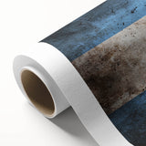 Art deco poster of a serene Argentine landscape in soft pastel shades, printed on rolled canvas.