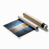 Extra large rolled canvas print depicting vibrant floral scenery, ideal for classy bathroom wall art.