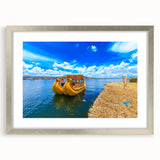 Textured abstract art print depicting a Bolivian landscape in muted earth tones, framed in silver, ideal for bedroom art.