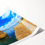 Extra large wall art depicting line art flowers in monochrome, rolled print format, ideal for large living room decor.