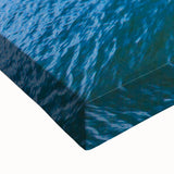 Large black and white landscape art painting of Bolivian scenery on stretched canvas, ideal for bedroom wall decor.