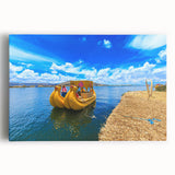 Black and white photograph of Bolivian landscape on stretched canvas, ideal for kitchen wall art.