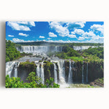 Black and white photo of Rio de Janeiro skyline on large stretched canvas, ideal for kitchen art.