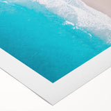 Art deco poster featuring a vintage Colombian scenery in muted earth tones on rolled canvas, suitable for dining room decor.