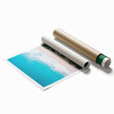 Extra large rolled print featuring a floral art scene in vibrant colors.