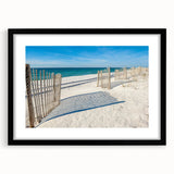 Extra large abstract art print of a colorful, textured Alabama scenery on a black framed canvas, ideal for living room decor.