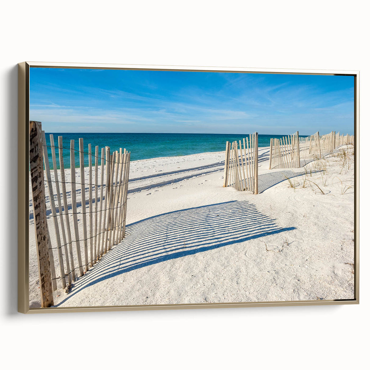 Framed canvas depicting an Alabama landscape in muted earth tones, suitable for bedroom wall art.