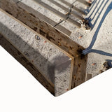 Large art featuring a black and white landscape painting of Alabama scenery on stretched canvas.