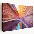 Large canvas art of Arizona's Coyote Buttes in earthy red and orange tones, suitable for kitchen wall decor.