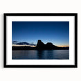 Extra large framed print of abstract Lake Powell scene in vibrant colors, ideal for living room decor.