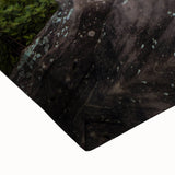 Black and white landscape art painting of Arkansas scenery on a large stretched canvas, suitable for bedroom decor.