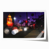 Extra large rolled print featuring a scenic Beverly Hills landscape in pastel shades, ideal for art wall dining room.