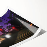 Extra large wall art featuring line art flowers in subtle hues on a rolled canvas, ideal for large living room decor.