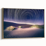 Framed canvas of Death Valley landscape in muted earth tones, ideal for bedroom wall art.