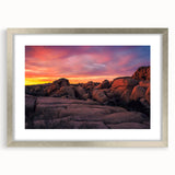 Textured art print of Joshua Tree in muted earth tones on a framed canvas, ideal for bedroom art.