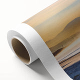 Art deco poster of San Diego scenery in pastel shades on rolled canvas, ideal for nursery wall art.