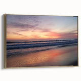 Framed canvas depicting a vintage-style landscape of Santa Barbara in muted gold and black tones, suitable for bedroom decor.