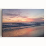Black and white stretched canvas of Santa Barbara scenery, ideal for kitchen wall art.