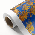 Rolled canvas depicting a serene Aspen, Colorado landscape in muted green and blue tones, ideal for nursery wall art.