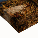 Black and white landscape art painting of the Rocky Mountains on stretched canvas, ideal for bedroom wall decor.