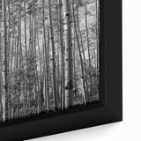 Extra large framed canvas featuring a textured depiction of Telluride, Colorado, with vibrant colors on a black background.