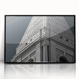 Large abstract wall art depicting a Connecticut landscape in muted earth tones on a framed acrylic.