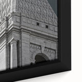 Extra large black wall art featuring a textured Connecticut scenery on a framed canvas, ideal for living room decor.