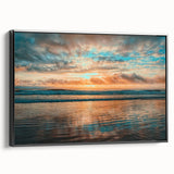 Black and white framed canvas of a vintage Daytona landscape, ideal for bedroom wall art.