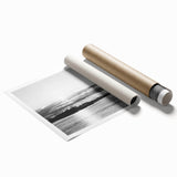 Extra large rolled print of Delaware scenery with floral elements in soft pastel colors, ideal for classy bathroom wall art.