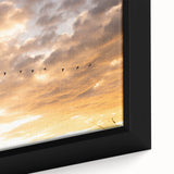 Close-up of textured black wall art depicting the Everglades, featuring vibrant colors on a framed canvas.