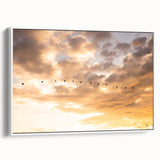 Vintage poster art of USA Everglades on framed canvas with a side view, featuring vibrant green and blue tones.