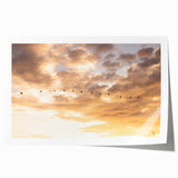 Everglades scenery on a rolled print featuring lush greenery and water in soft green and blue tones.