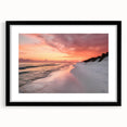Abstract art print of Fort Lauderdale in vibrant colors on a textured, extra-large canvas, ideal for living room decor.