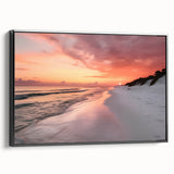 Black and white framed canvas of Fort Lauderdale landscape, suitable for bedroom wall decor.