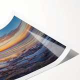 Extra large wall art featuring line art flowers in soft pastel shades on a rolled canvas, ideal for large living room decor.