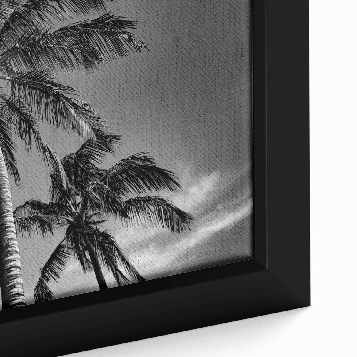 Framed canvas depicting a textured Miami skyline in vibrant colors, suitable for large living room walls.