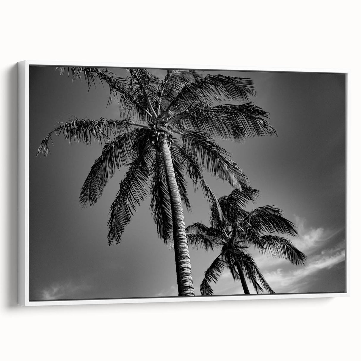 Vintage poster art of Miami skyline in vibrant colors on a large framed canvas, suitable for living room decor.
