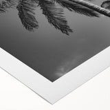 Art deco poster of Miami skyline in pastel shades on rolled canvas, suitable for dining room decor.