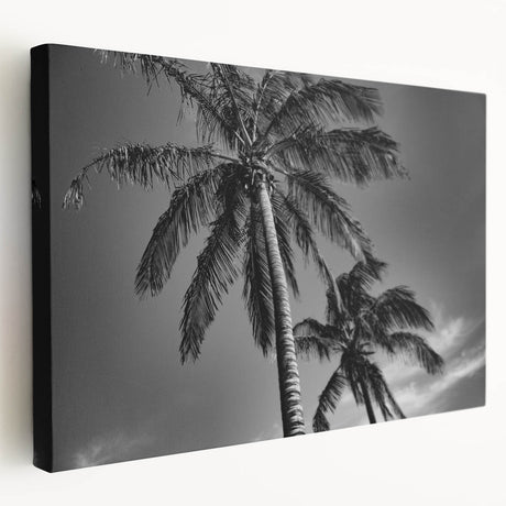 Large art print of Miami skyline in vibrant sunset colors on stretched canvas, suitable for kitchen wall art.