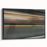 Black and white framed canvas of Atlanta skyline, ideal for bedroom wall art in a vintage poster style.