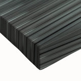 Black and white landscape art painting of Atlanta skyline on large stretched canvas, suitable for bedroom wall art.