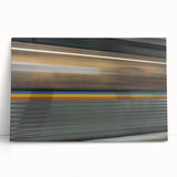 Black and white stretched canvas of the Atlanta skyline, ideal for kitchen wall art or bedroom ambiance.