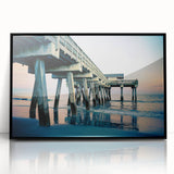 Large abstract wall art depicting Savannah, Georgia in muted earth tones on a framed acrylic.