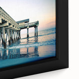 Textured black wall art depicting the Savannah skyline on extra large framed canvas, featuring vibrant colorful art accents.