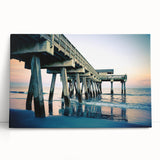 Black and white stretched canvas of Savannah, Georgia skyline, ideal for kitchen wall art or bedroom ambiance.