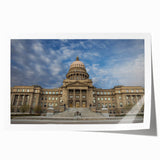 Extra large rolled canvas print depicting vibrant floral scenery, ideal for art wall dining room or classy bathroom decor.