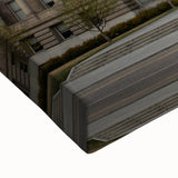 Large art of Idaho landscape in black and white on stretched canvas, suitable for bedroom wall decor.